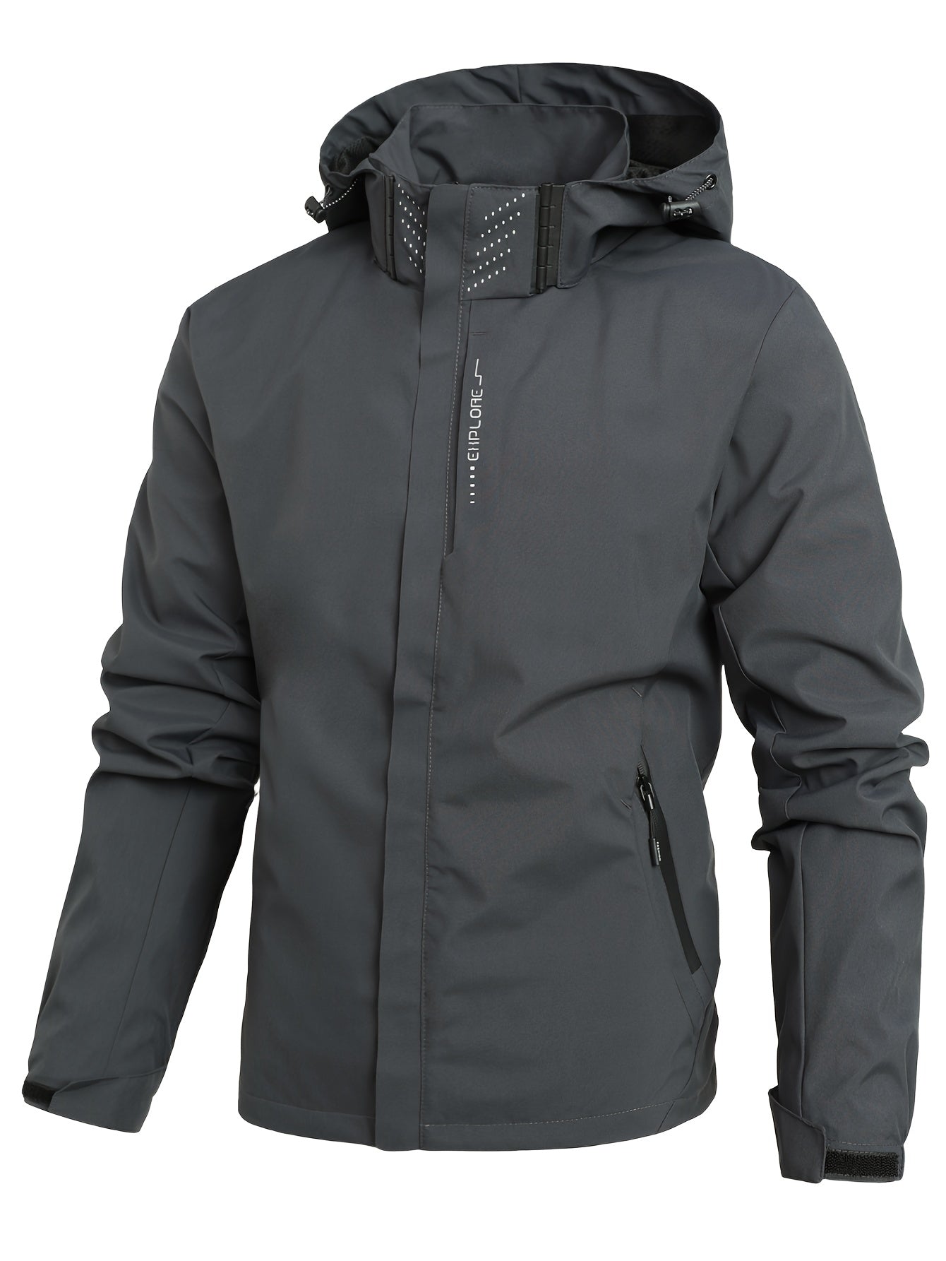 Men’s Minimalist Technical Hooded Shell Jacket
