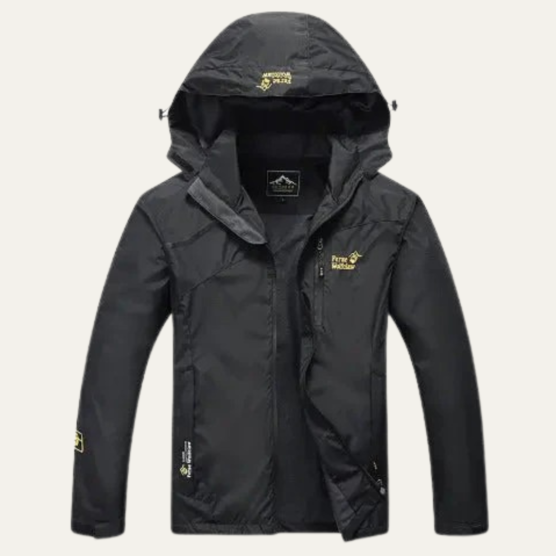 Unisex Technical Outdoor Hooded Shell Jacket