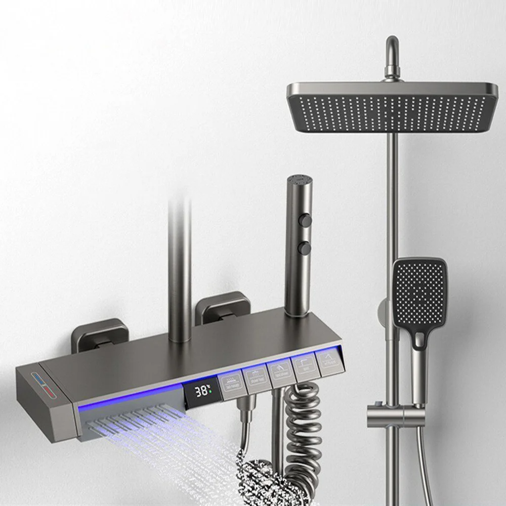 Premium Smart Shower System with Digital Control - BritishElegance