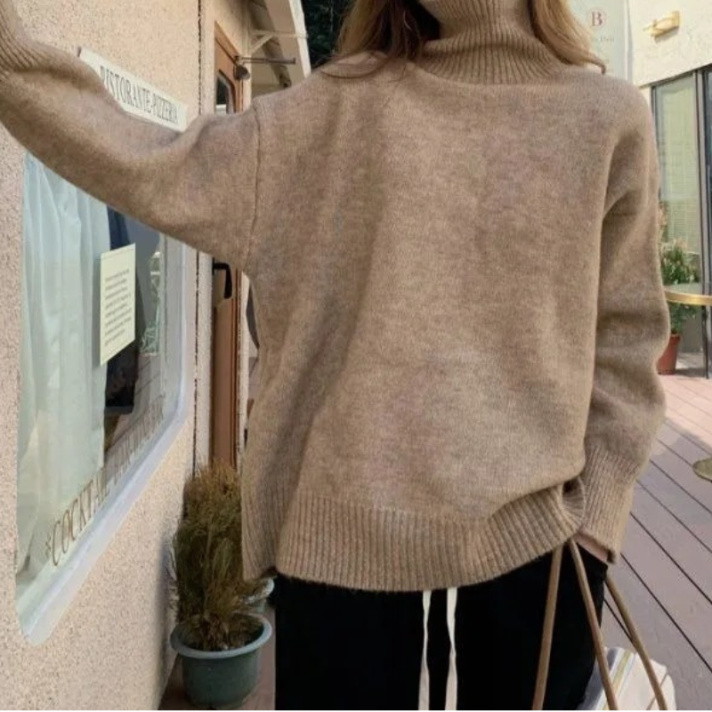 Cozy Women's Oversized Knit Winter Sweater