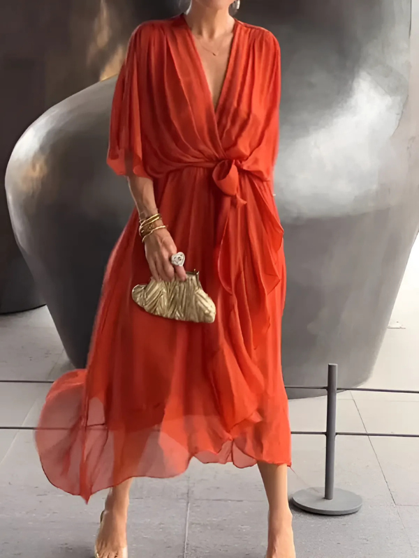 Chic Ladies Knee Length Dress