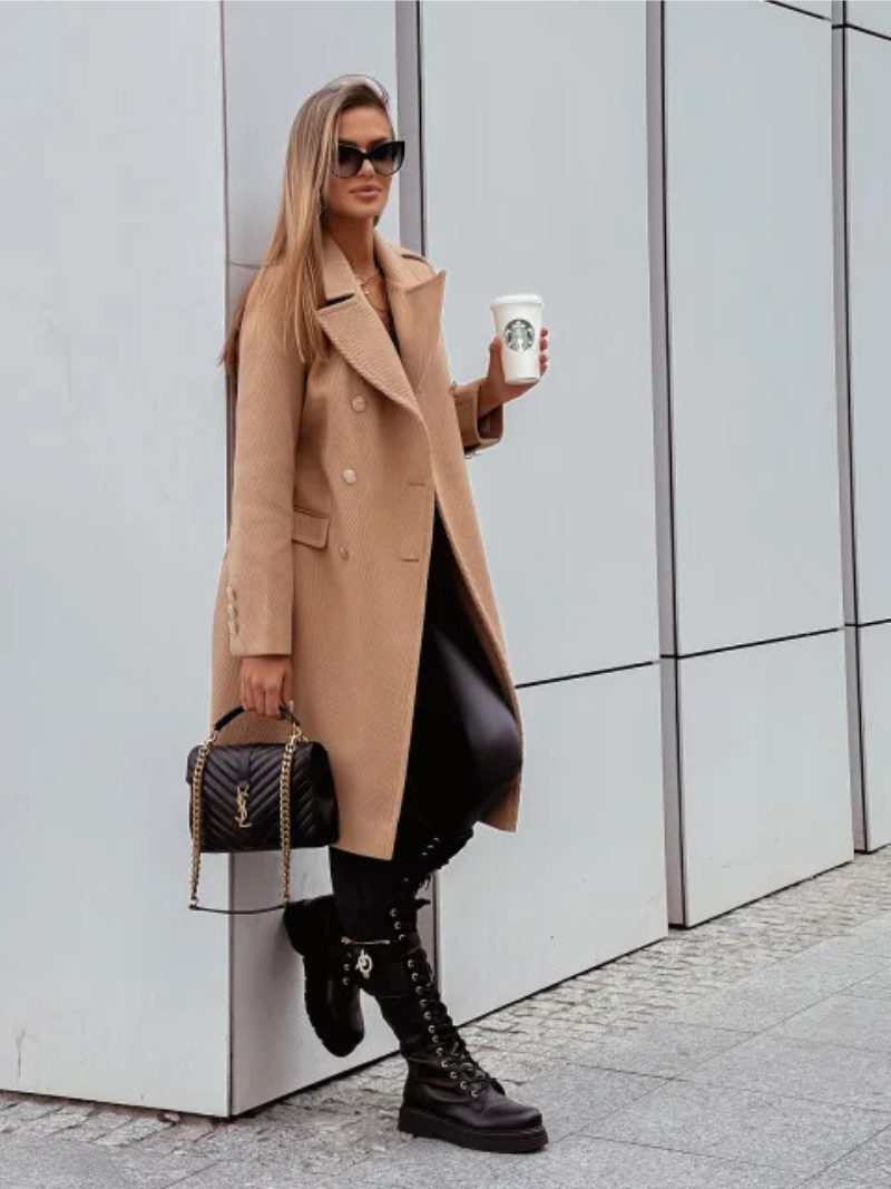 Classic Fit Women's Double Breasted Trench Coat