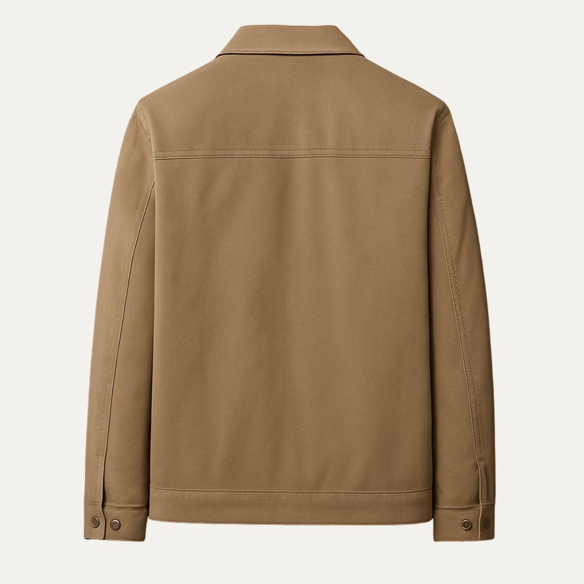 Men’s Casual Zip Front Shirt Jacket