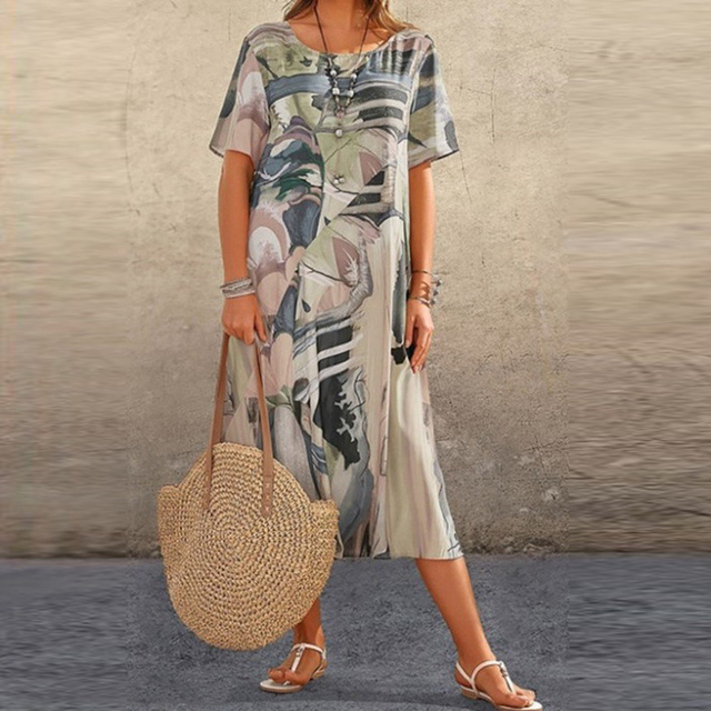 Lightweight Women's Floral Sundress for Summer