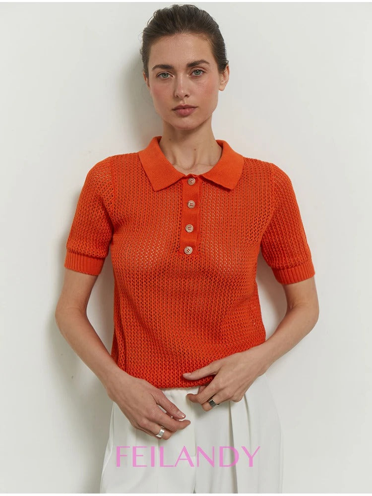 Classic Button Polo Shirt