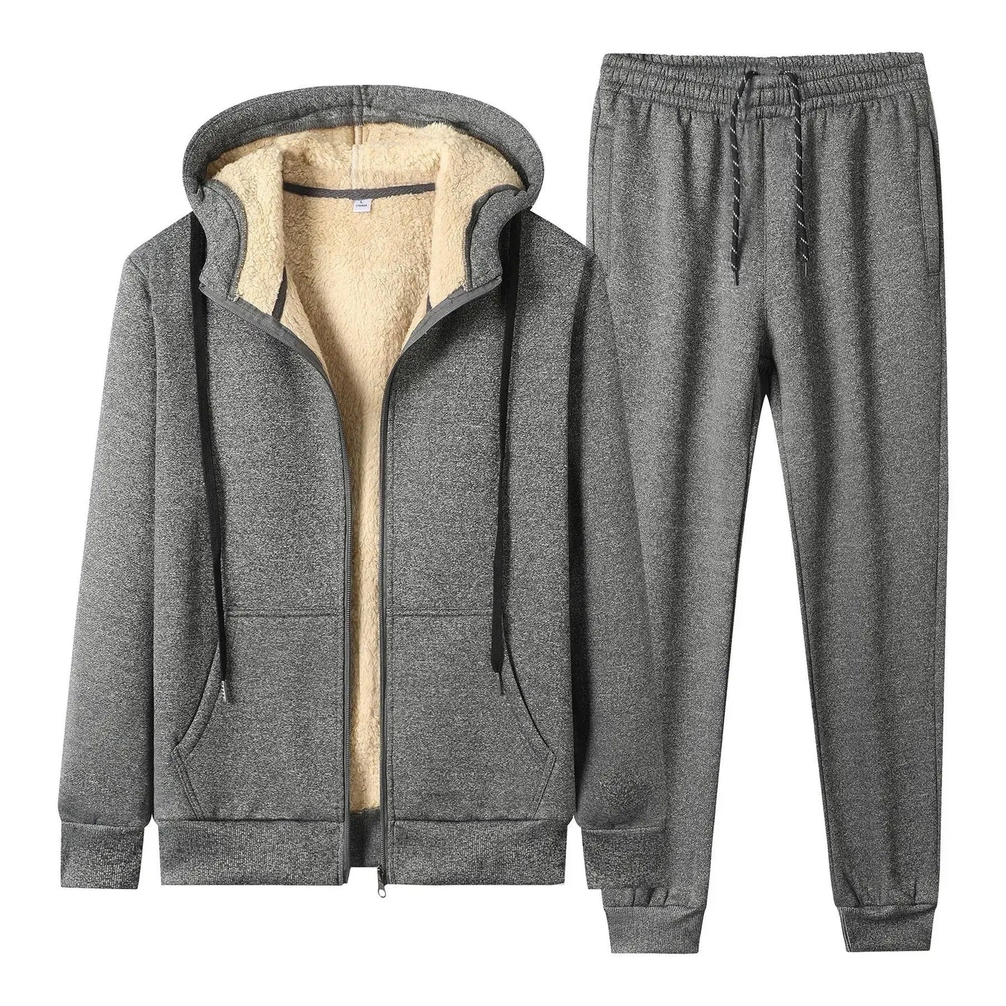 Cozy Fleece Lined Tracksuit Set