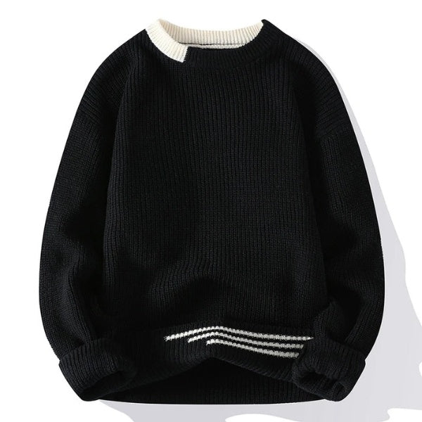 Cozy Crew Neck Winter Sweater for Men
