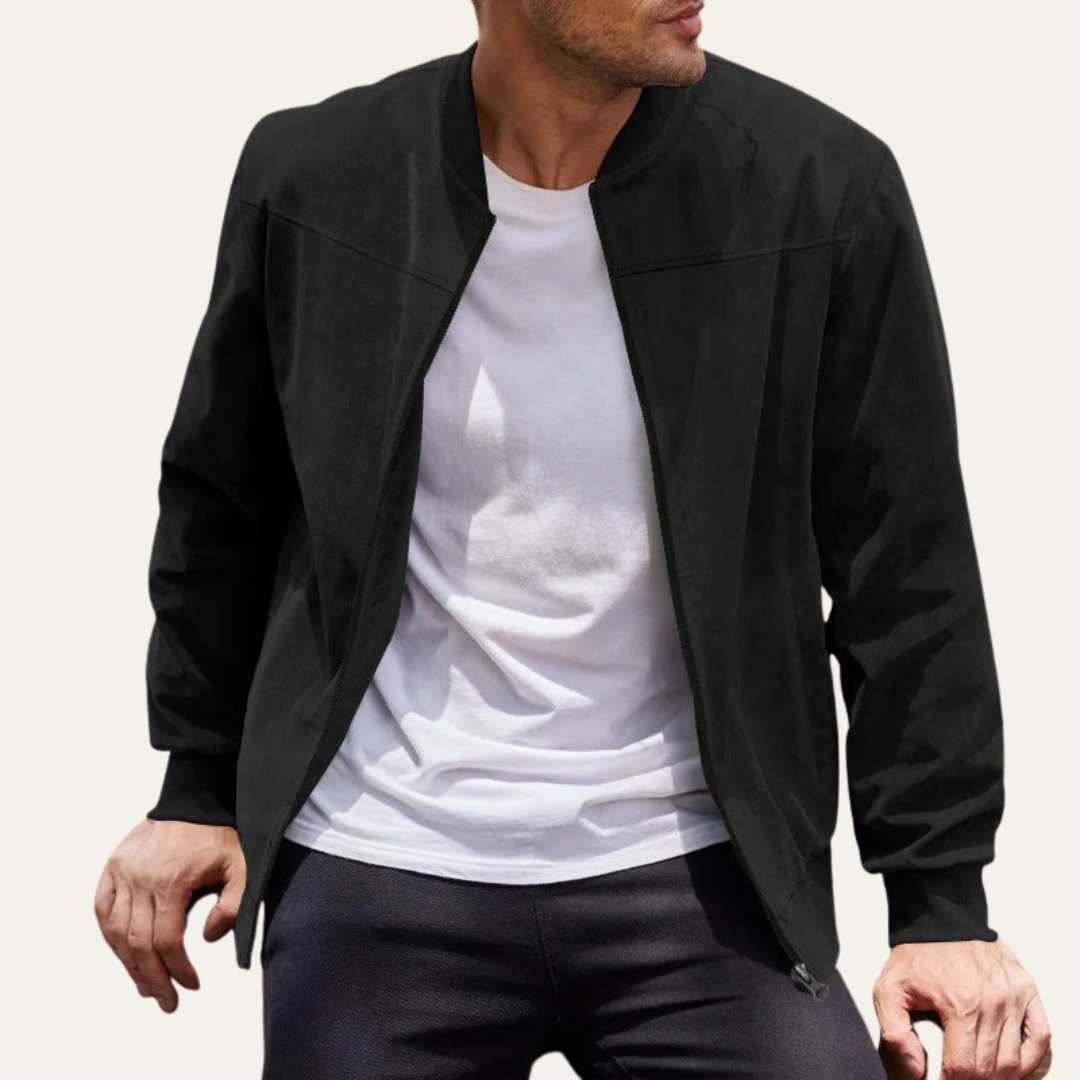 Men’s Modern Zip Up Bomber Jacket