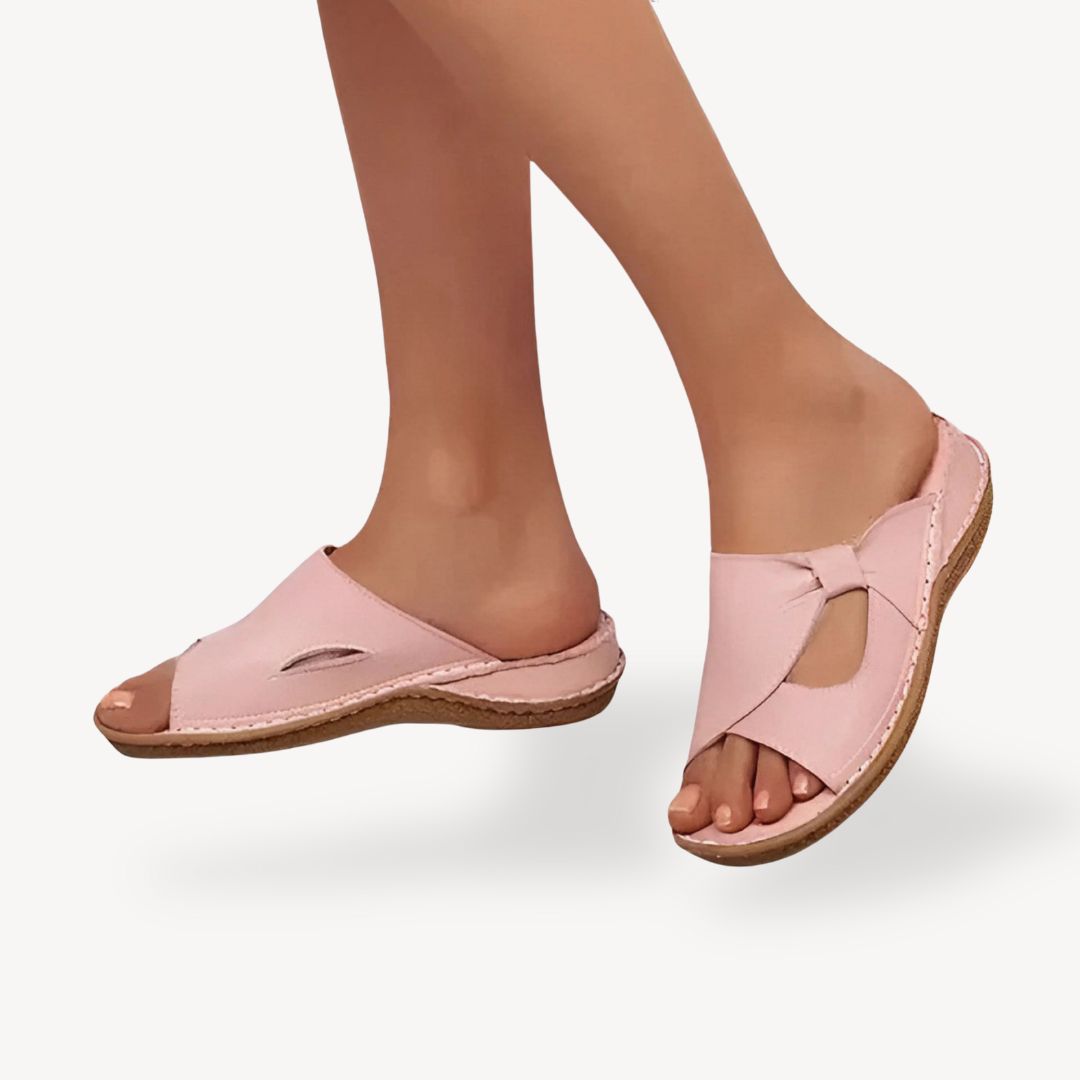 Orthopedic Cut-Out Sandals PU Women