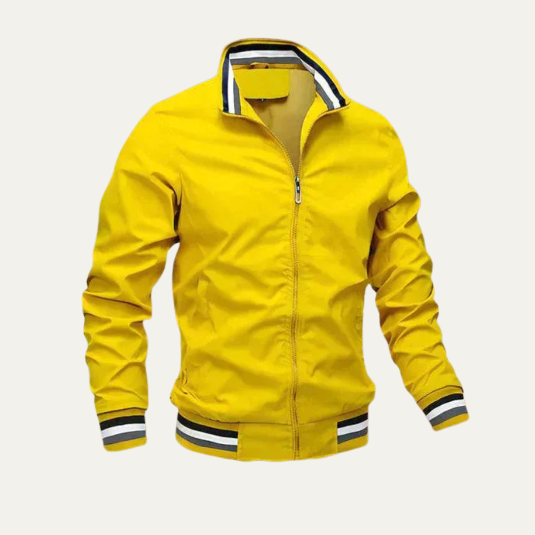Men’s Lightweight Striped Collar Track Jacket