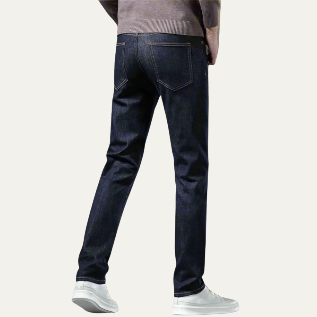 Men’s Classic Stretch Straight Fit Denim Jeans