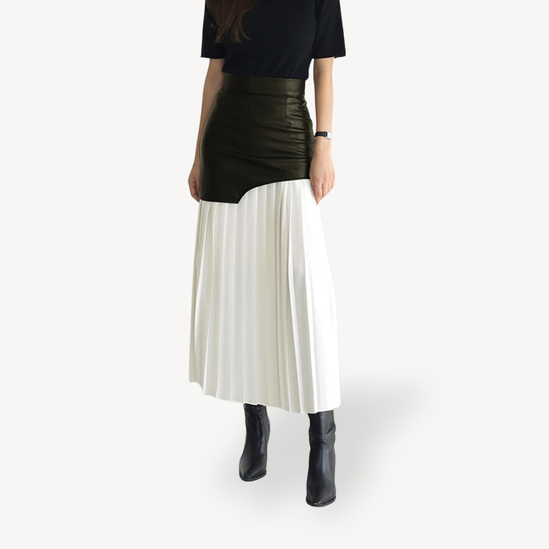 Pleated Midi Skirt for Women