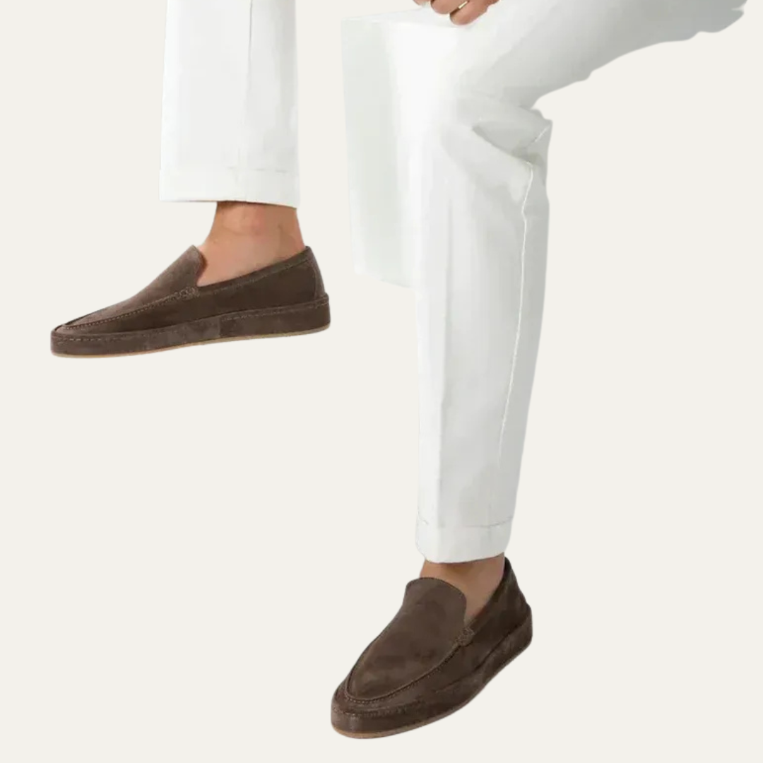 Men’s Classic Suede Penny Driving Loafers