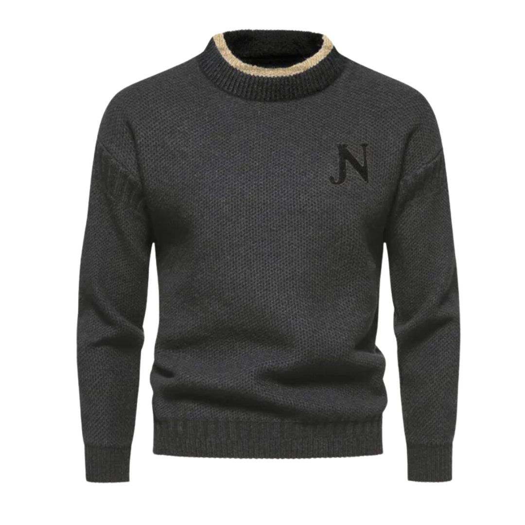 Warm Men's Merino Wool Crew Sweater