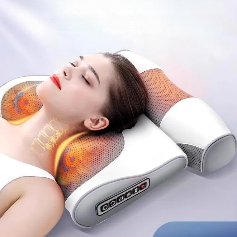 Heated Massage Pad for Neck and Back Relief - BritishElegance