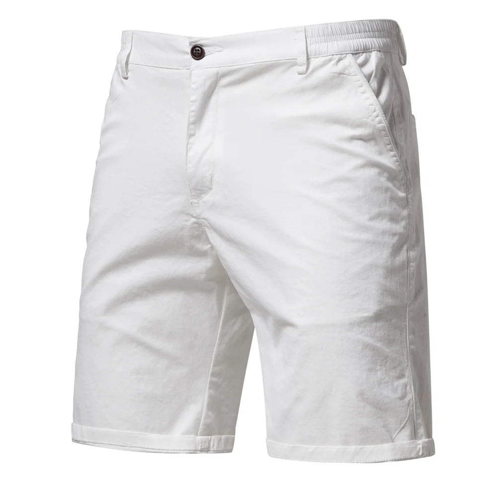 Classic Casual Elastic Waist Shorts