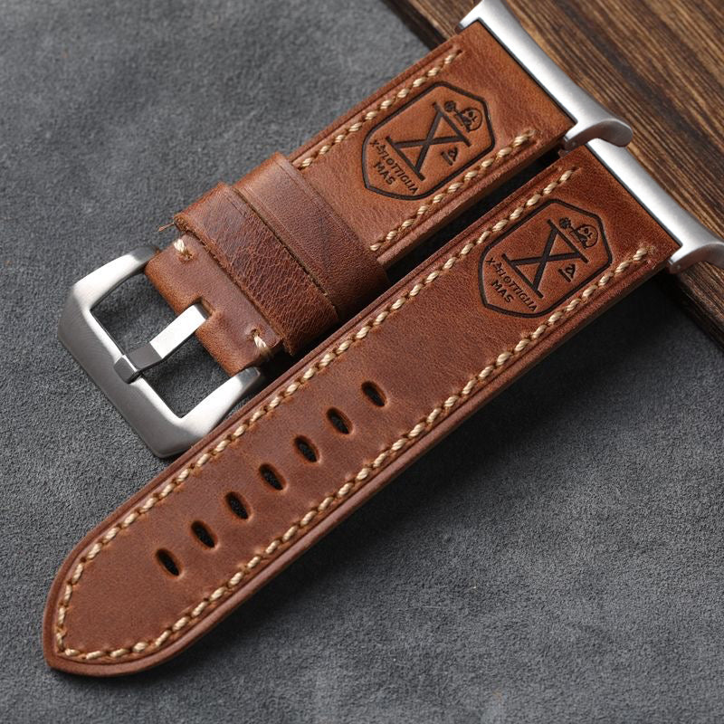 Classic Genuine Leather Band for Samsung Watch Ultra