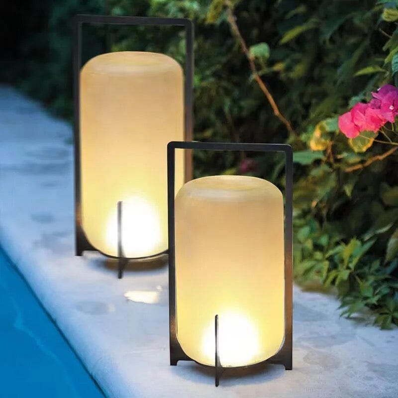 Outdoor Patio Lights Waterproof Stainless Steel Glass
