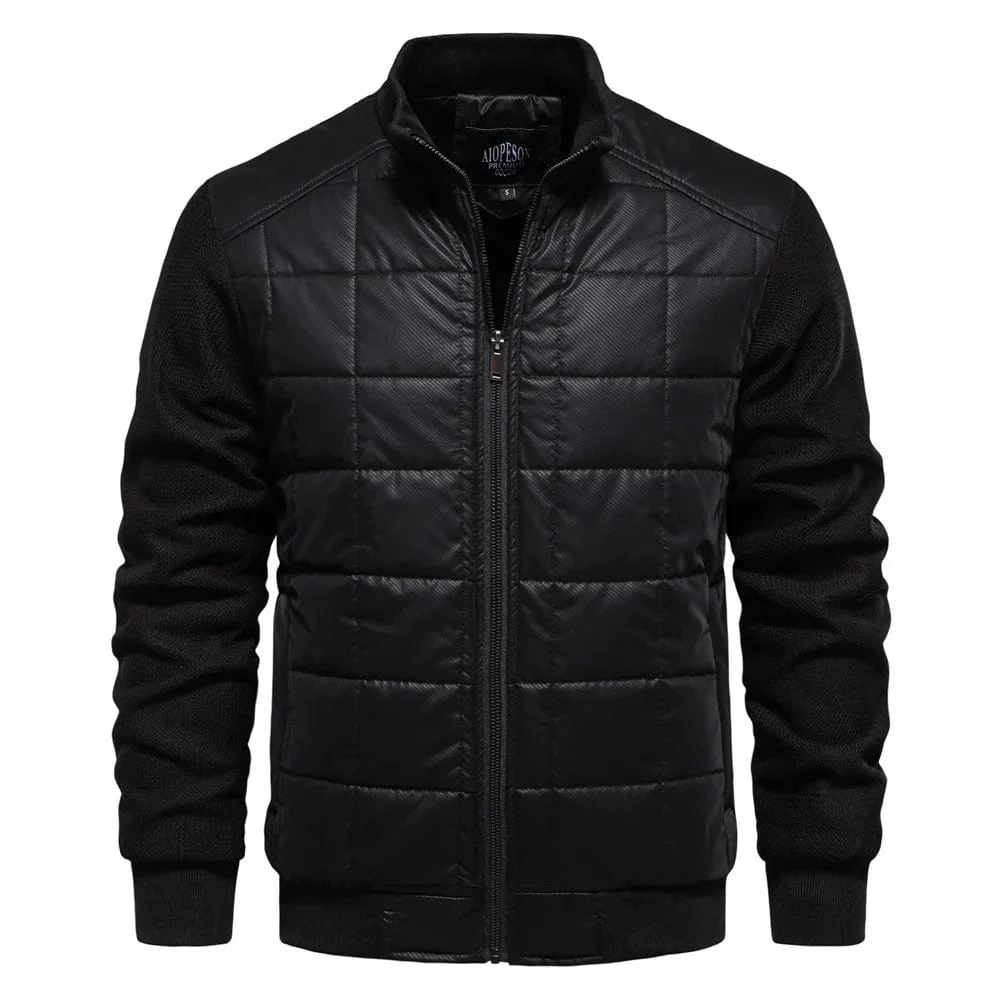 Men’s Quilted Hybrid Full Zip Puffer Jacket