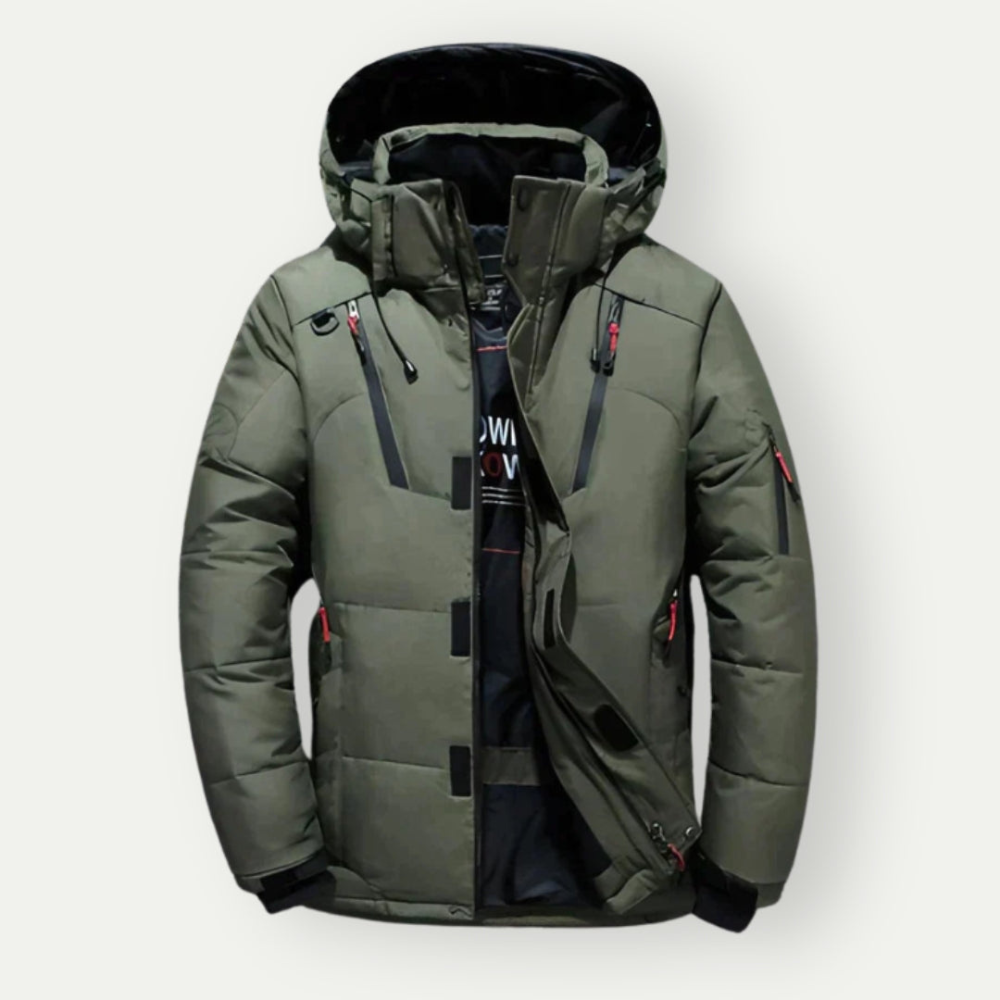 Men’s Insulated Quilted Hooded Puffer Jacket