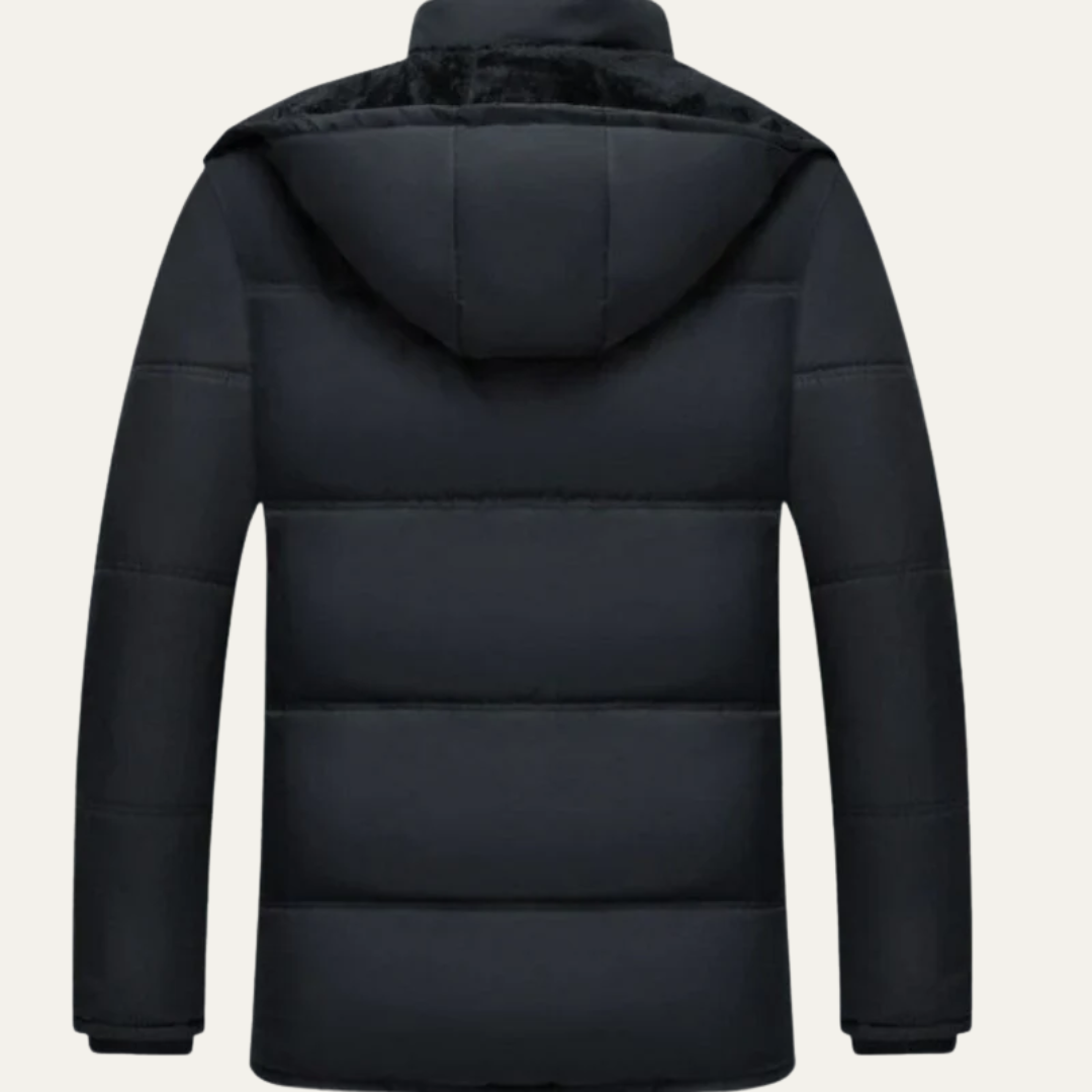 Men’s Heavy Duty Military Style Fur Lined Parka