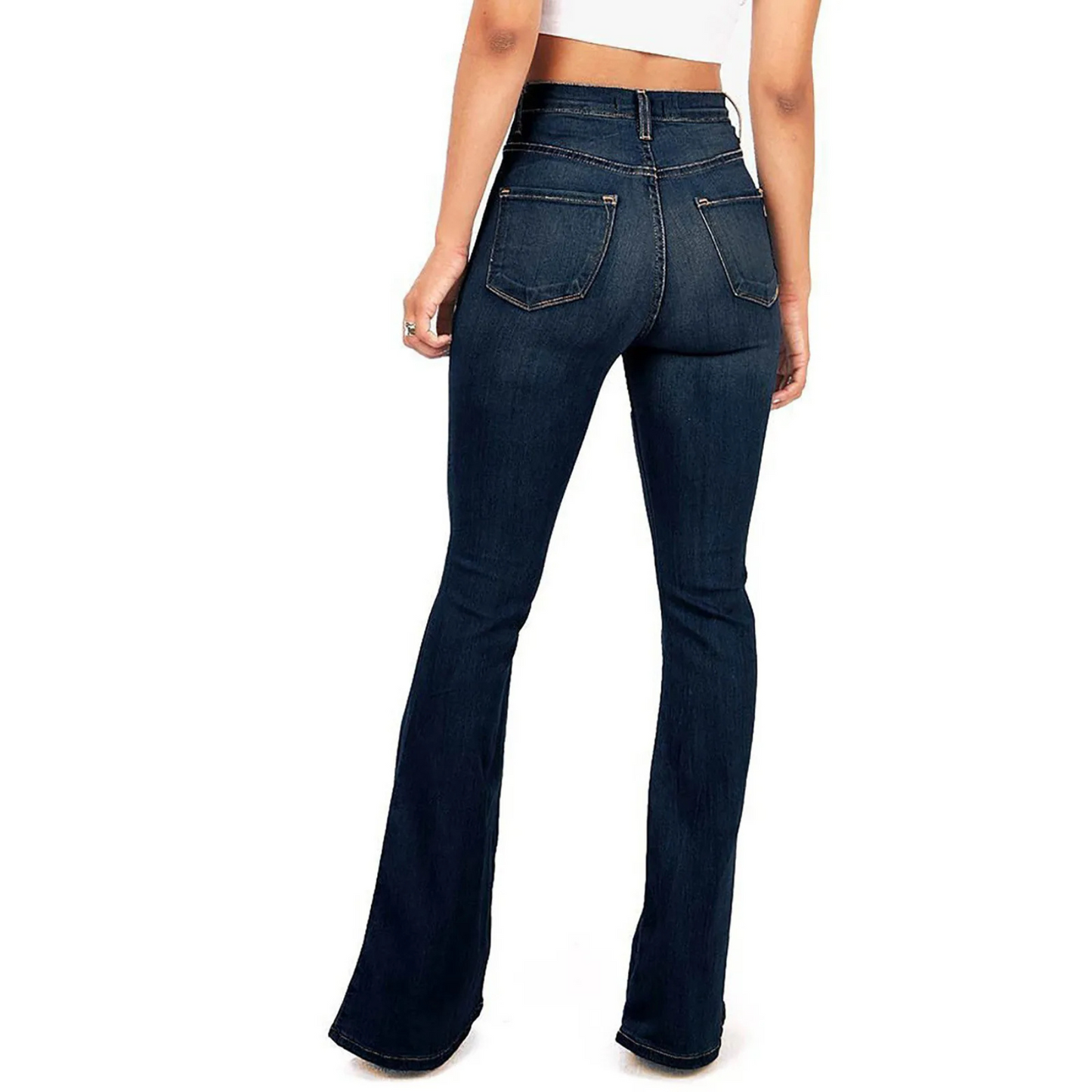 Slim Fit Women's Comfortable Bell Bottom Jeans