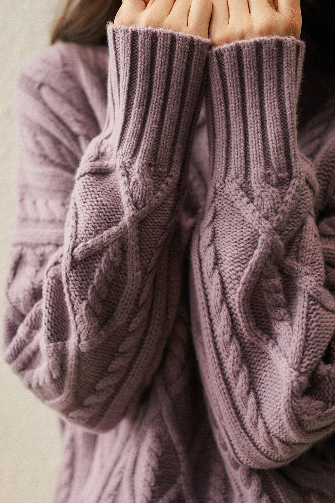 Deveny | Women's High Neck Sweater-Over | Warm