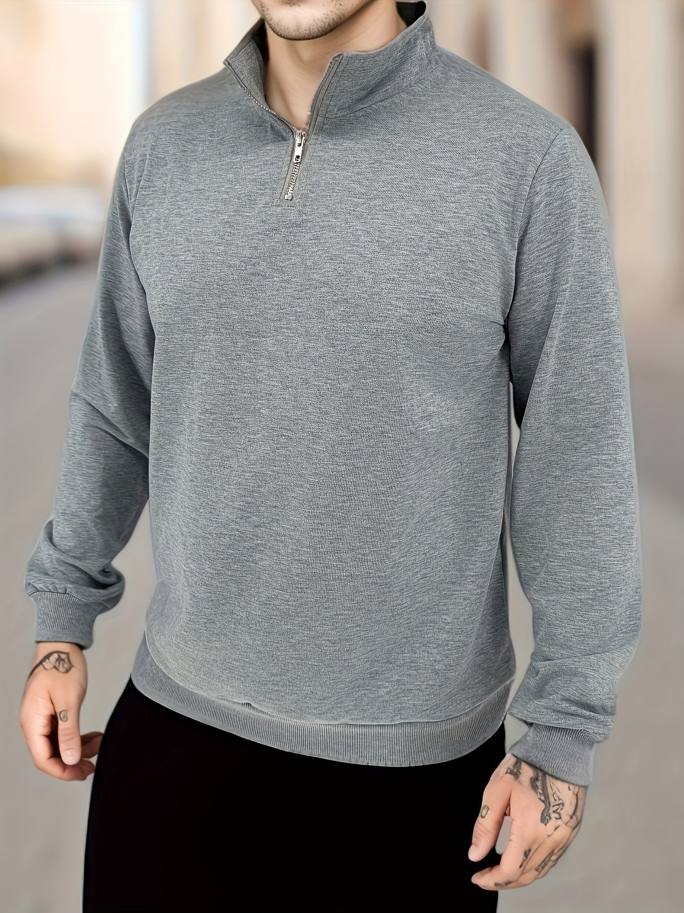 Cozy Men's Winter Crew Neck Cashmere Sweater