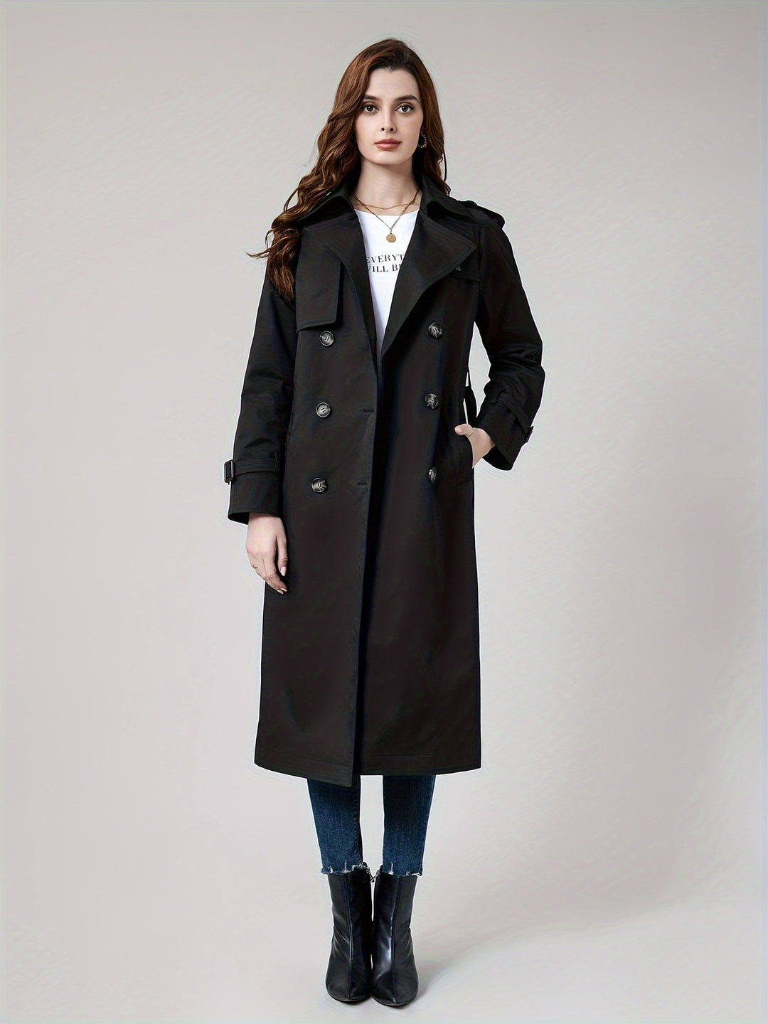 Classic Double Breasted Winter Coat