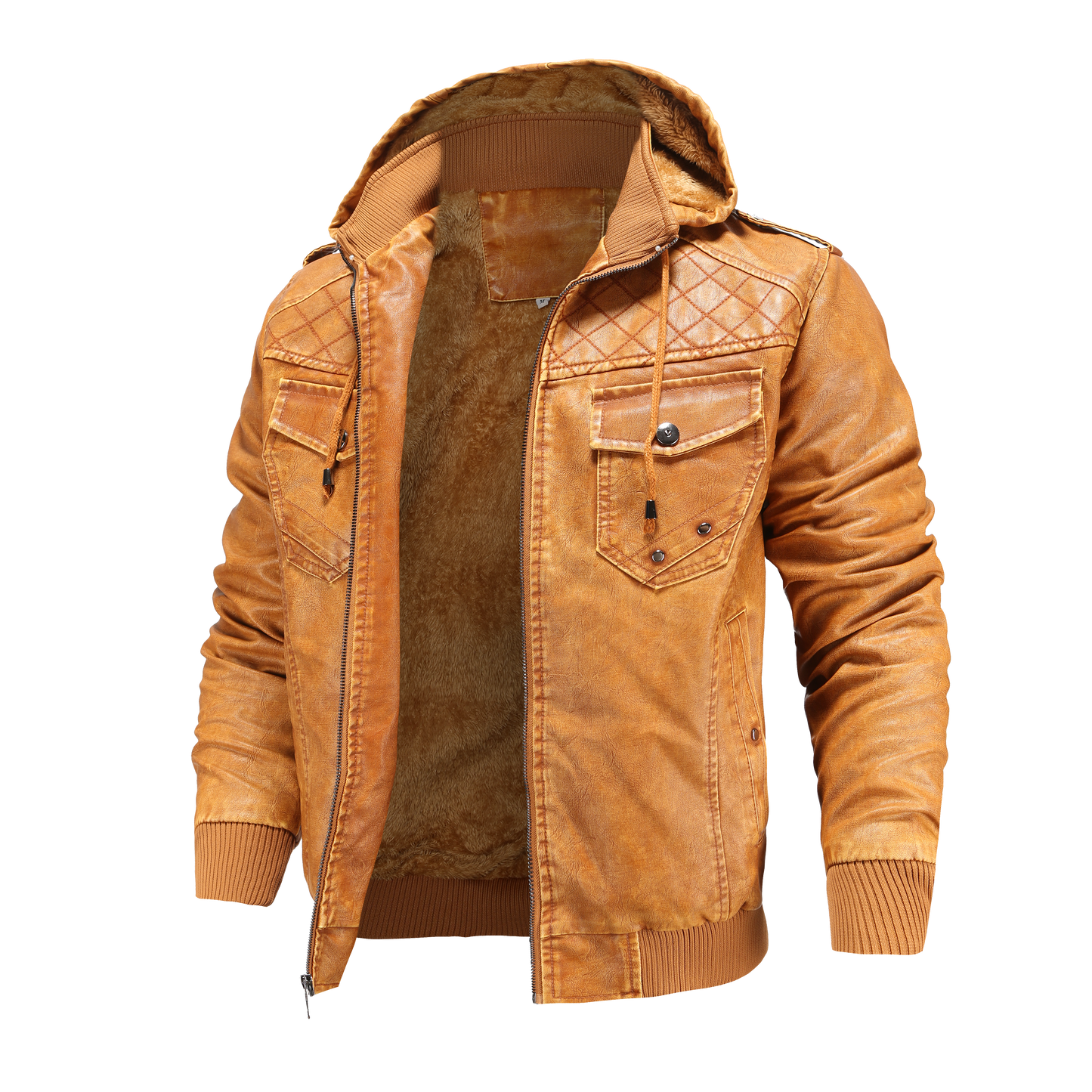 Men's Waterproof Hooded Bomber Coat