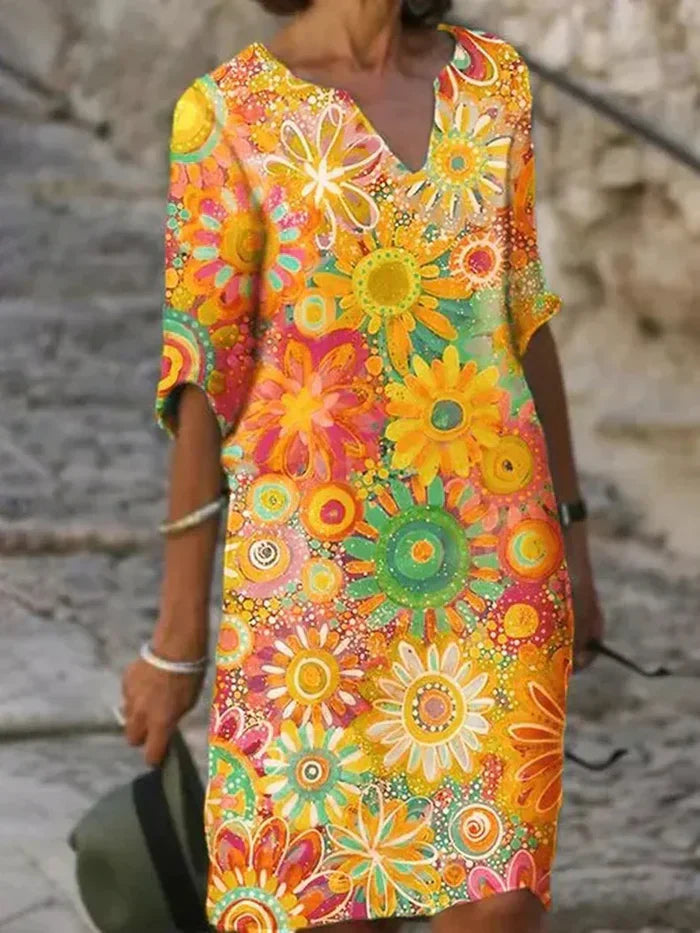 Beautiful Floral Summer Dress