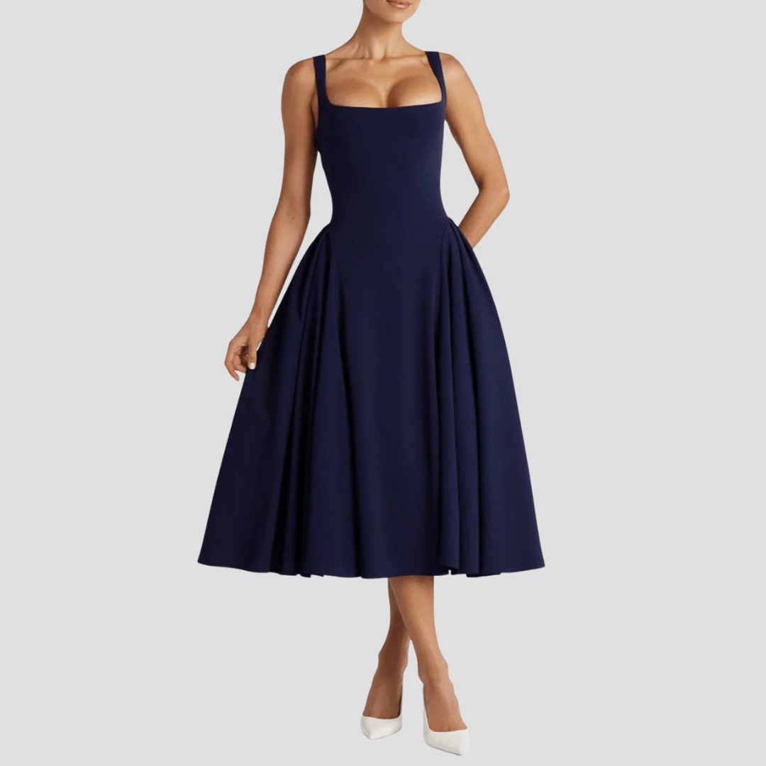 Elegant Flared Waist Dress
