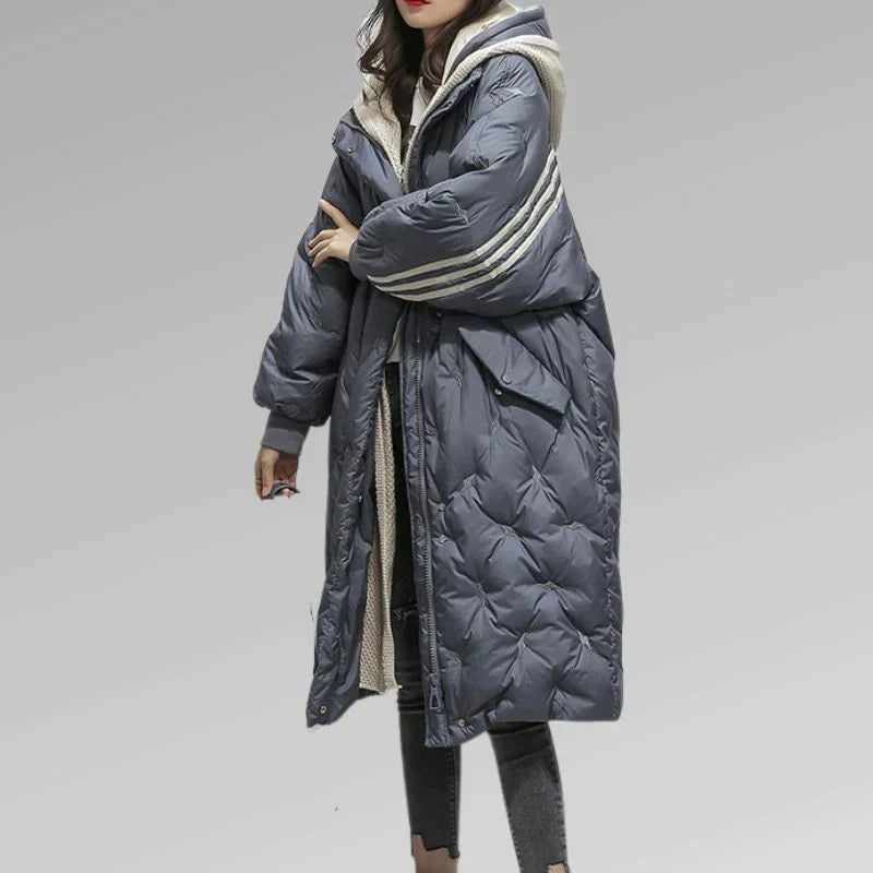 Iris | Long Quilted Wintercoat for Women