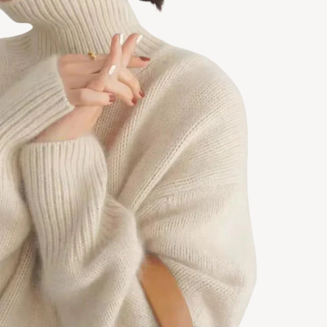 Ribbed Knit Sweater for Women
