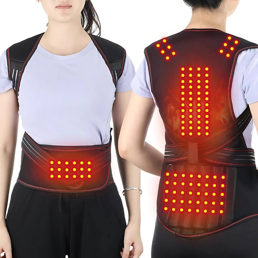 Comfortable Back Support Belt with Heat Therapy - BritishElegance