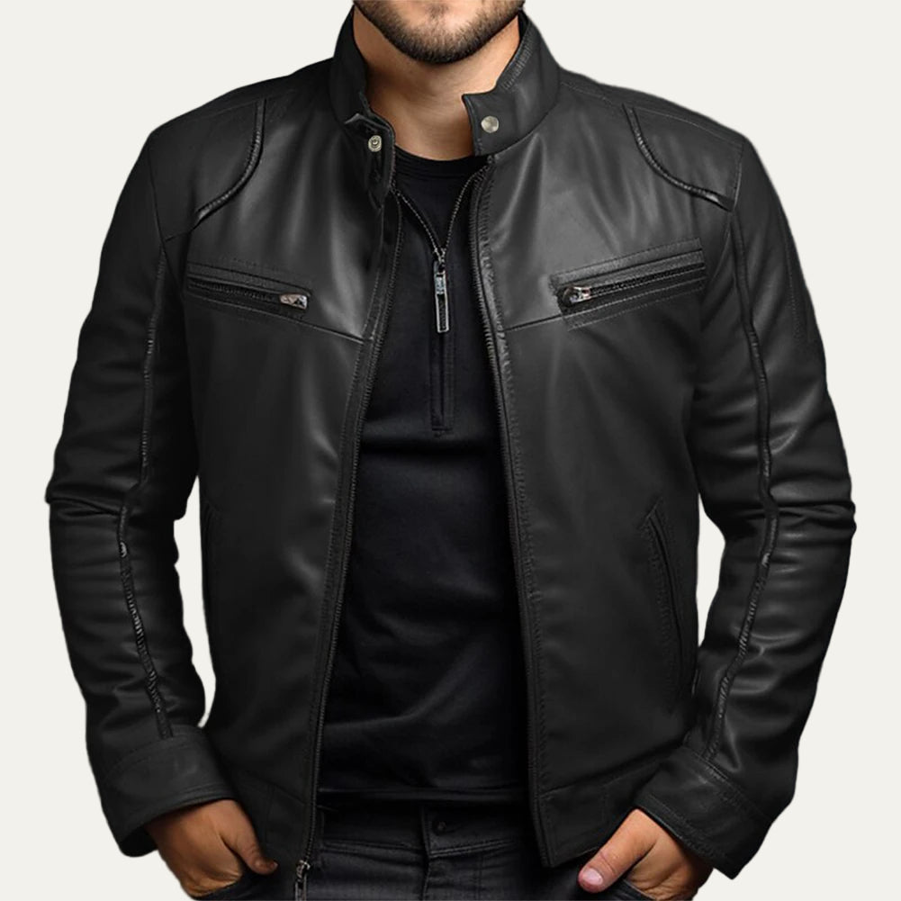 Men’s Classic Racer Leather Jacket