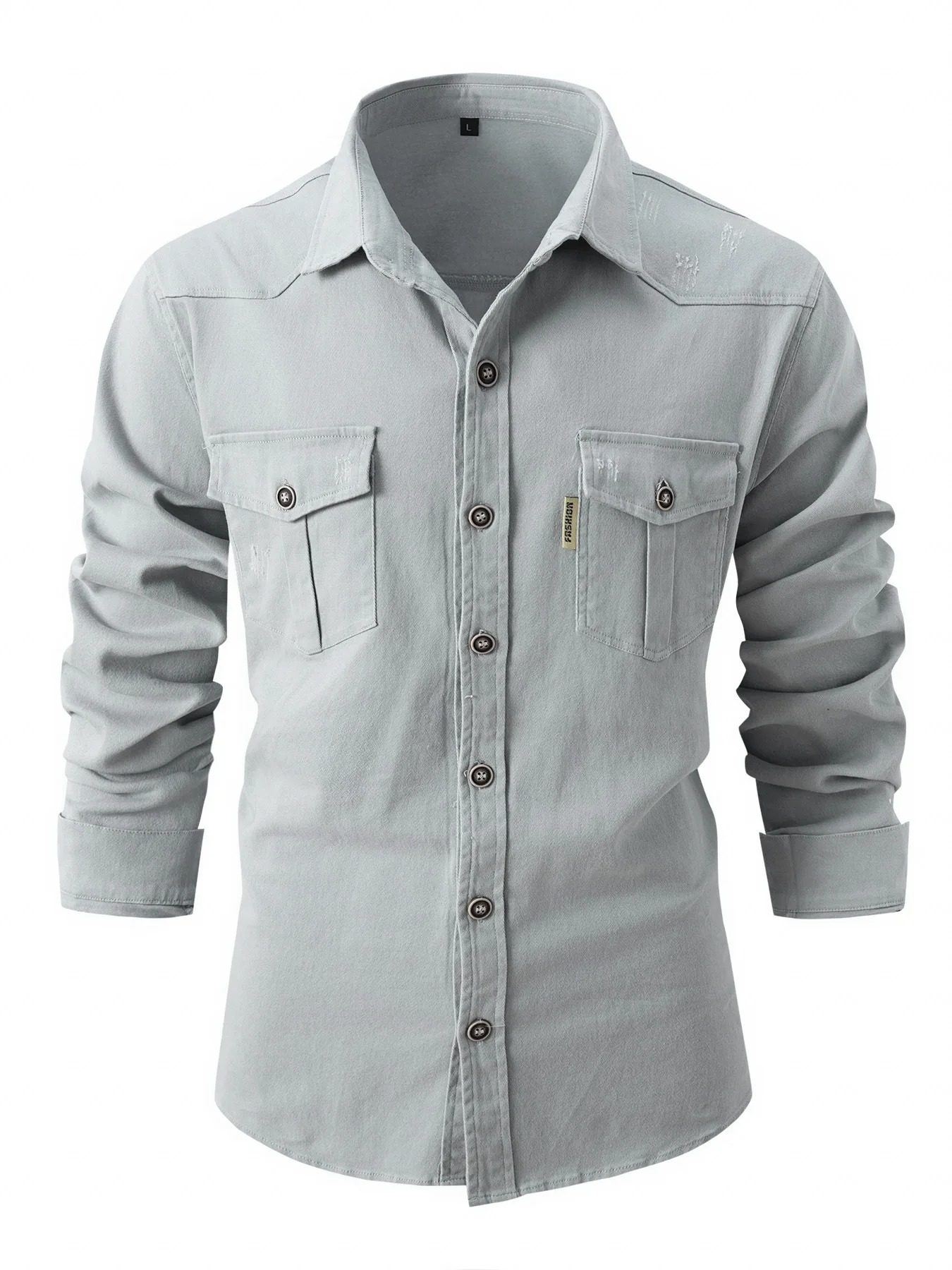 Classic Fit Mens Long Sleeve Button Down Shirt