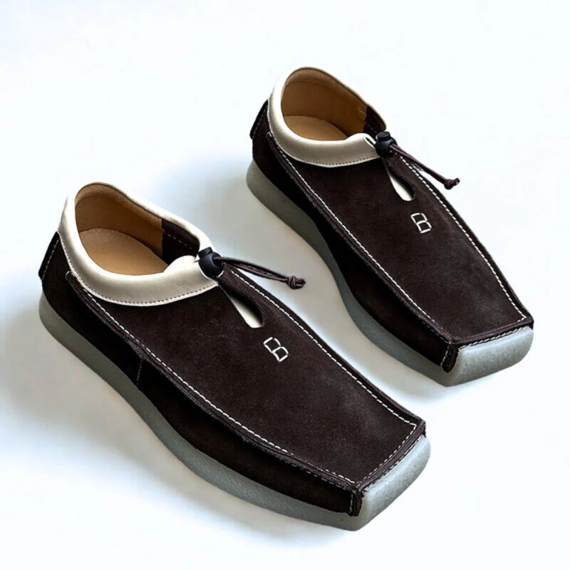 Maison ’88 | Leather Loafers – Handcrafted Slip-On Shoes with Drawstring