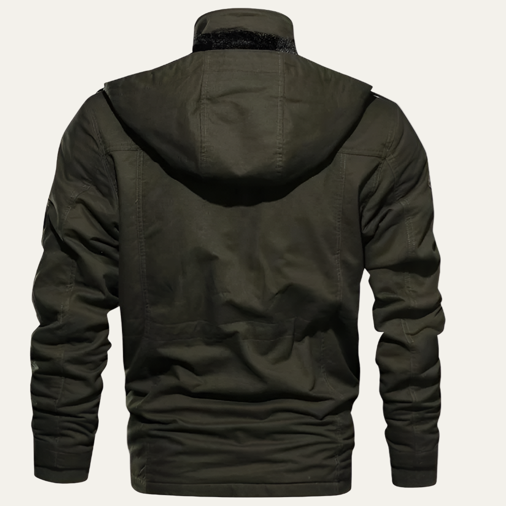 Men’s Fleece Fur Lined Cotton Jacket