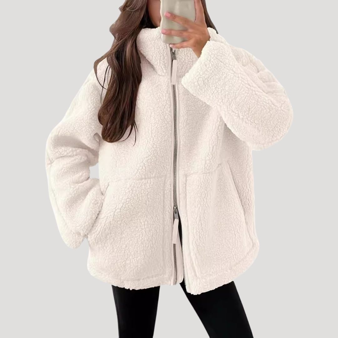 Warm Women's Fleece Zip Up Jacket