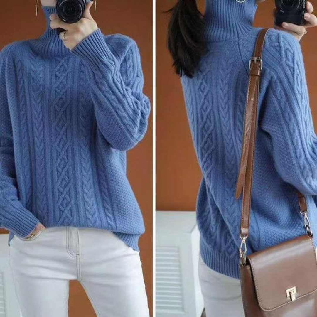 Judy | Women's Knitted Sweater | Turtleneck | Warm
