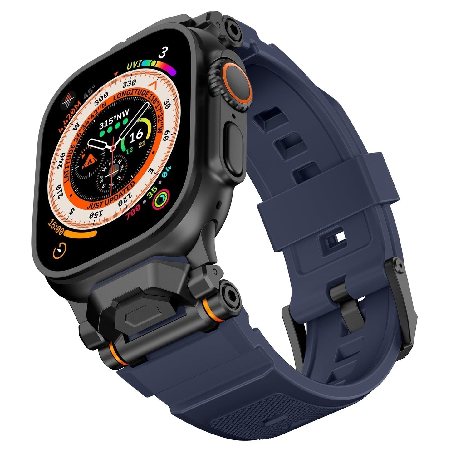 Durable Rubber Strap for Apple Watch