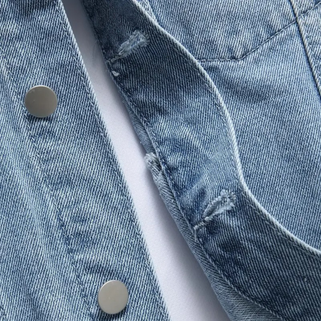 Light Blue Denim Jacket for Men