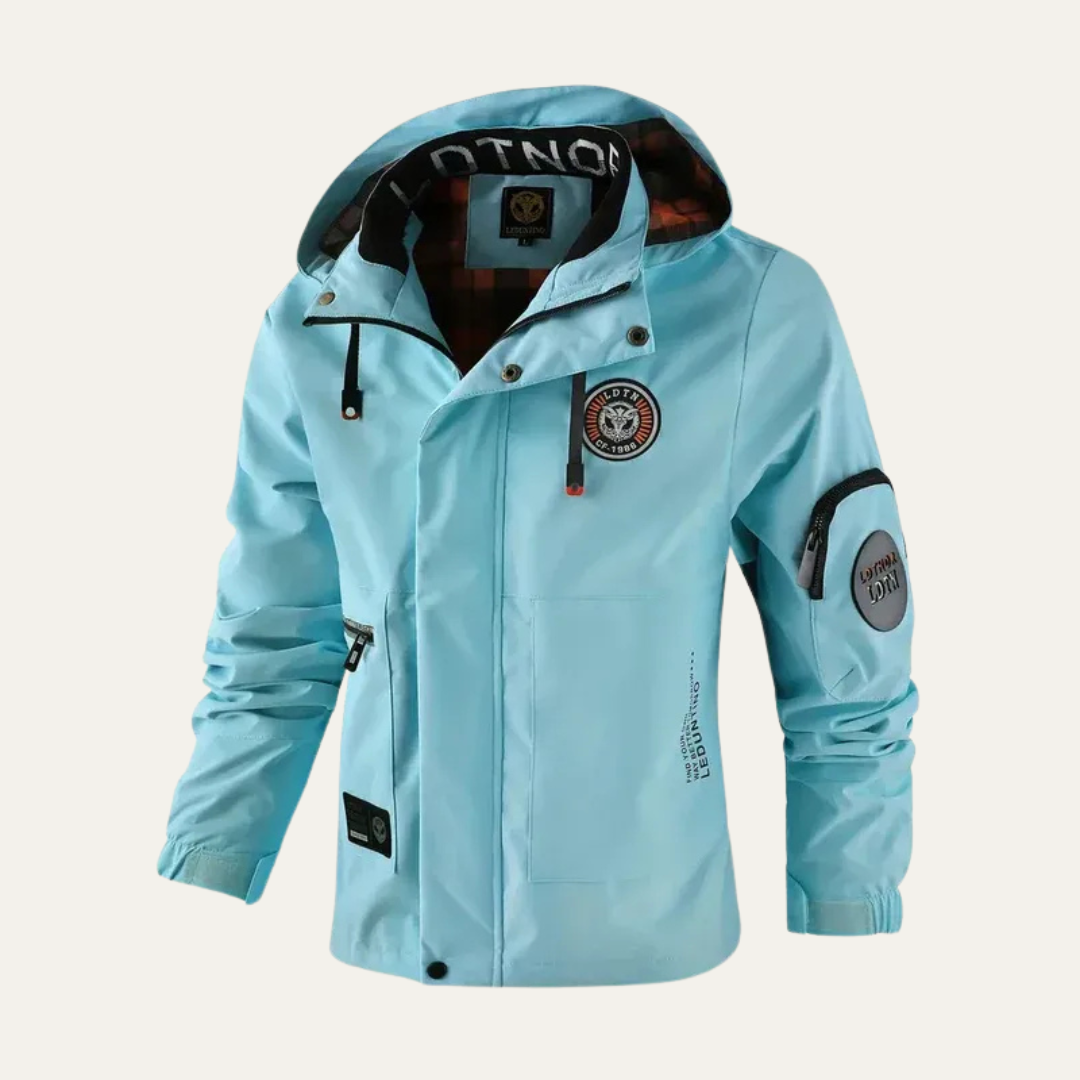 Men’s Water Resistant Hooded Urban Utility Jacket