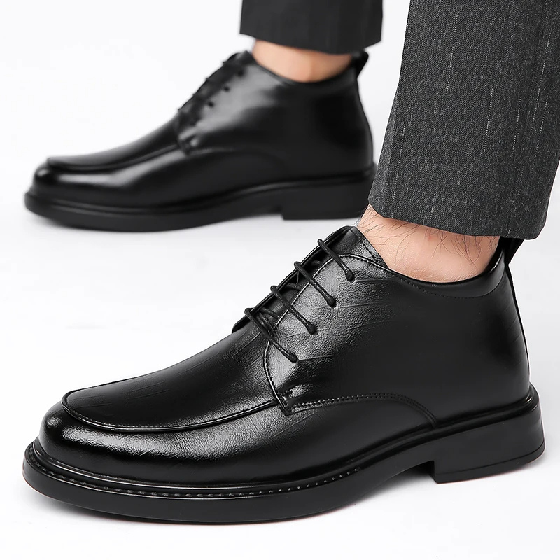 Classic Vegan Leather Formal Dress Shoes