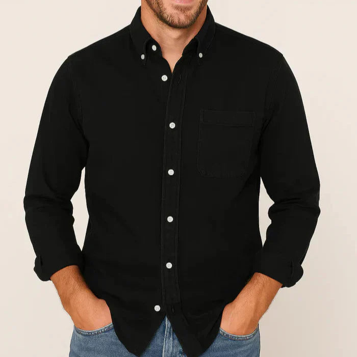 Men’s Button Down Collar Casual Shirt