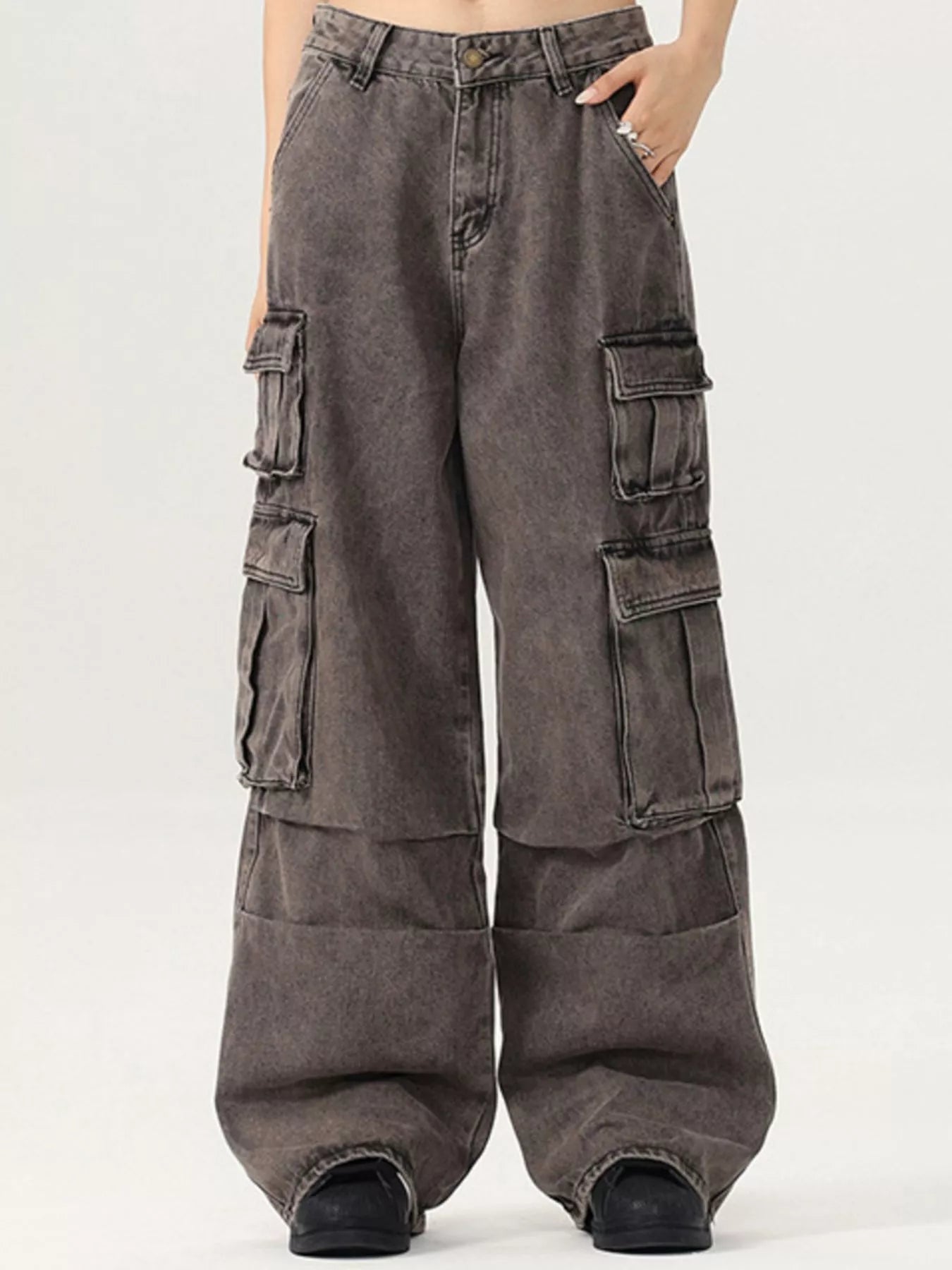 Classic Faded Straight Leg Jeans - BritishElegance