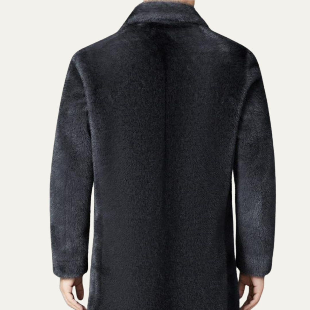 Men’s Luxurious Faux Fur Coat