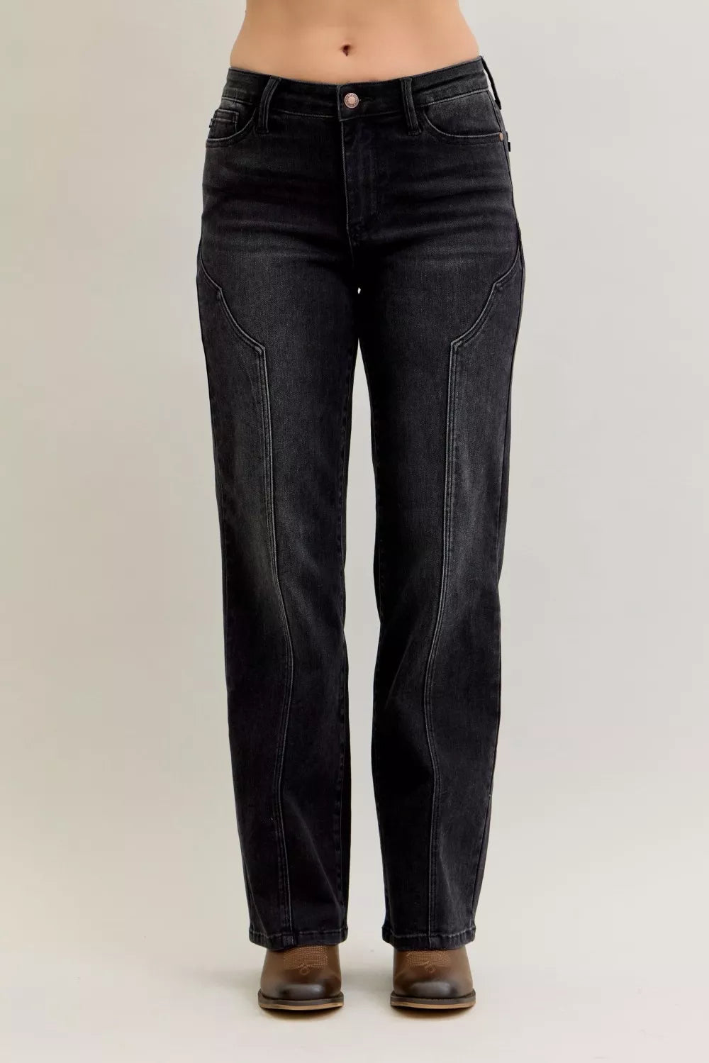Classic Fit Straight Leg Women's Jeans - BritishElegance