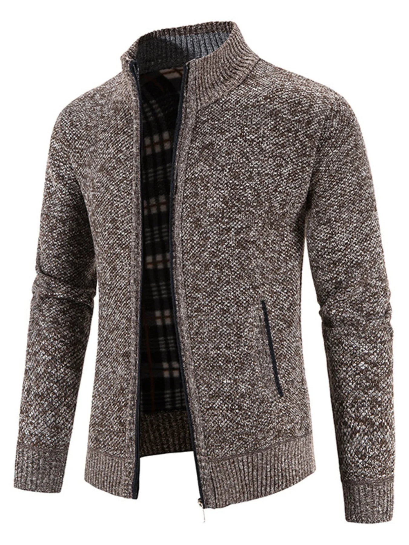 Big and Tall Mens Zip Up Sweater